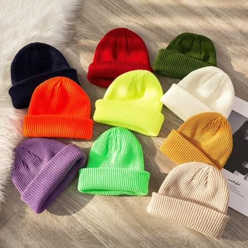 Unisex Beanie Hats Knitted Winter Autumn Warm Beanies Caps Casual Sports Skullcap Men Women Fashion Skullies Caps Bonnet