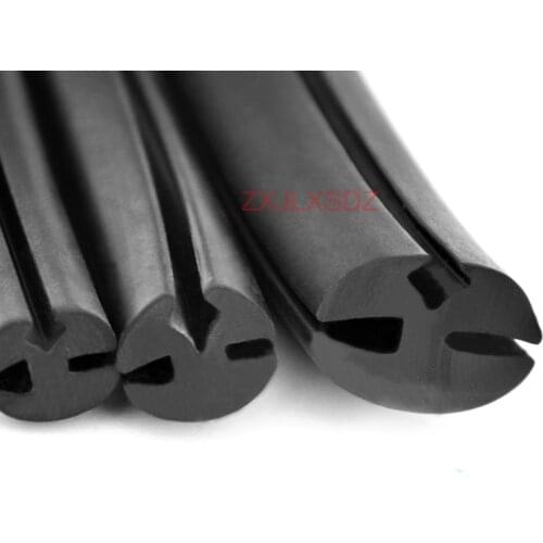 Three-port rubber sealing strip car window sealing strip weatherstrip glazing tape