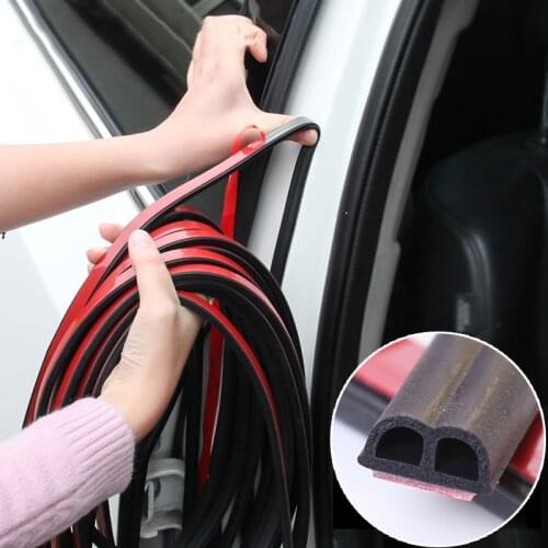 Car Door Seal Edge Trim Noise Insulation Seal Strip For Ford Focus 2 1 Fiesta Mondeo 4 3 Transit Fusion Ranger Mustang KA S-max