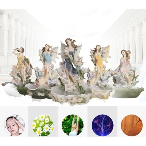 European Style Rockery Fountain Room Water View Humidifier Wind Wheel Ornaments Living Room Fish Pond Bonsai Decorations