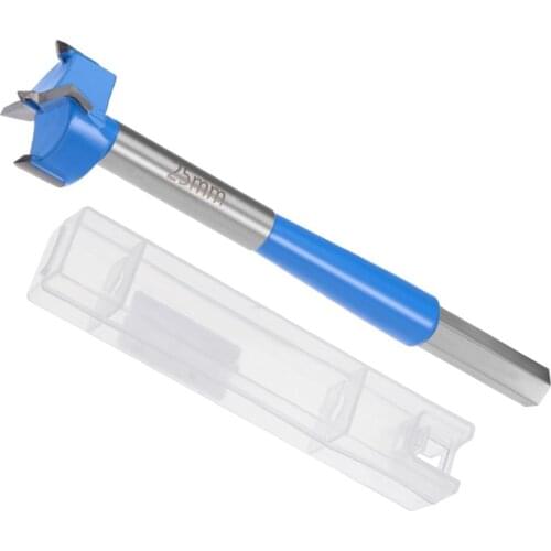 UXCELL 1pc Carbide Hinge Boring Forstner Drill Bit 35mm 32mm 28mm 25mm Dia. 12mm 11mm 9mm Shank 5-Inch Length for easy mortising