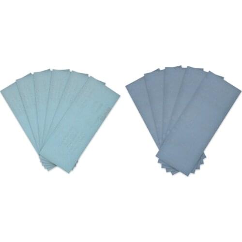 Uxcell 5pcs Wet Dry Waterproof Sandpaper Assortment 3.6Inch x 9 Inch Abrasive Paper Sheets for Wood Furniture and Metal