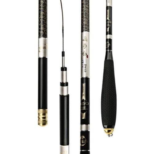 High Carbon Fiber Taiwan Fishing Rod 28 Tone Superhard Power Hand Rod Ultralight Carp Rod Long Sections Fish Pole