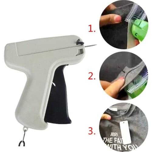 1SET Regular Clothing Price Lable Tagging Tag tagger Gun With 1000 3" Barbs+5 Needle Garment sewing supplies
