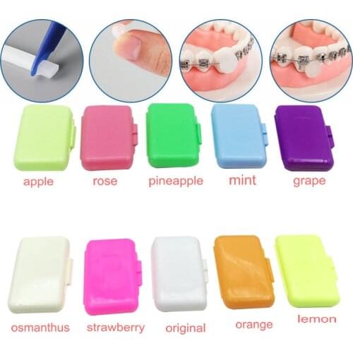 10pcs Dental Orthodontics Wax Mix Scent For Braces Bracket Gum Irritation Teeth Whitening Oral Hygiene Tool