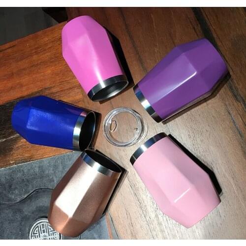 100pcs/lot 350ml swig cup Egg Shaped Cup 304 Stainless Steel Swig Tumbler Mug with Lid Wine Beer Cup Vacuum Thermos custom logo