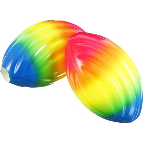 2PCS Cup Turner Foam Rugby Shape Colorful PU Sponge Cup Turner for Tumbler