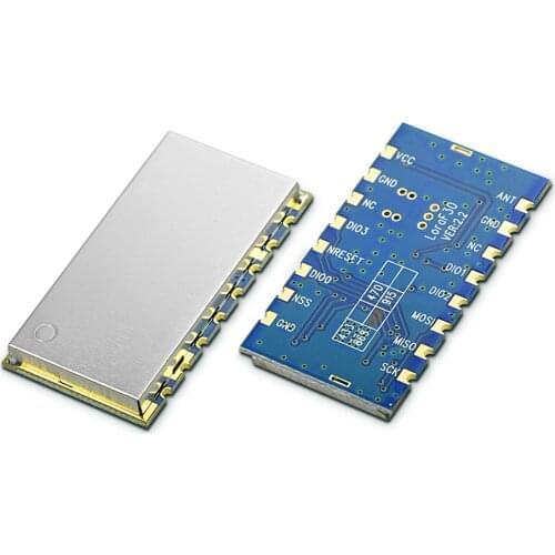 4pcs/lot SX1276 27dBm 500mW Lora1276F30+rubber antenna 868mhz 6Km to 8Km RF transmitter and receiver