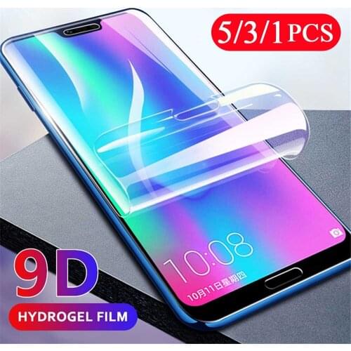 5/3/1Pcs soft full cover for huawei honor 8 8C 8S 8A pro 8X max hydrogel film Not Glass protective film phone screen protector