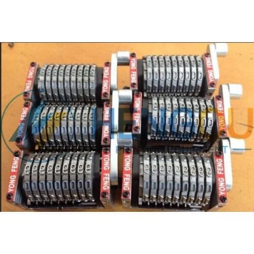 6 pieces high quality offset printer parts 9 digits numbering machine Horizontal backward jump mode