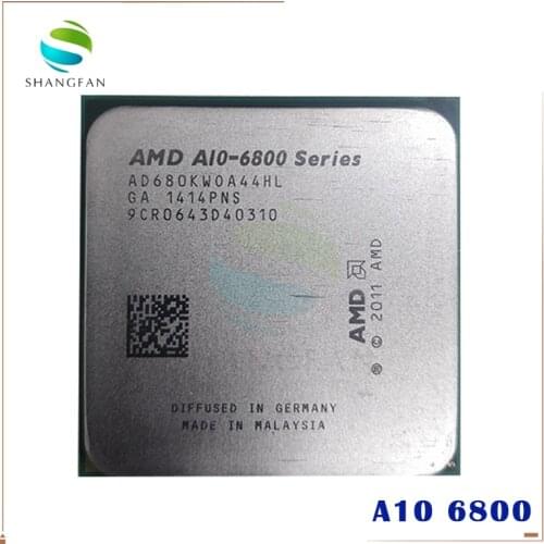 AMD A-Series A10-6800K A10 6800 A10 6800K A10 6800B 4.1Ghz 100W Quad-Core CPU Processor AD680KWOA44HL/AD680BWOA44HL Socket FM2