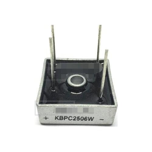 Free shipping 2 pcs KBPC2506 puente rectificador 25A 600 V KBPC
