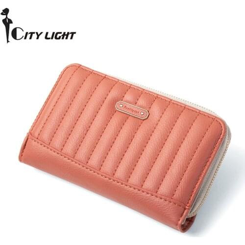 City Light Women's Clutches With Zippers