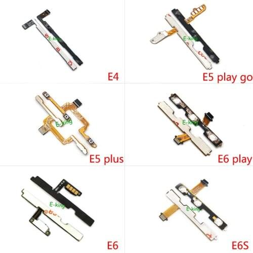 For Motorola Moto E4 E5 E6 E6S Play Plus Power On Off Volume Switch Side Button Key Flex Cable
