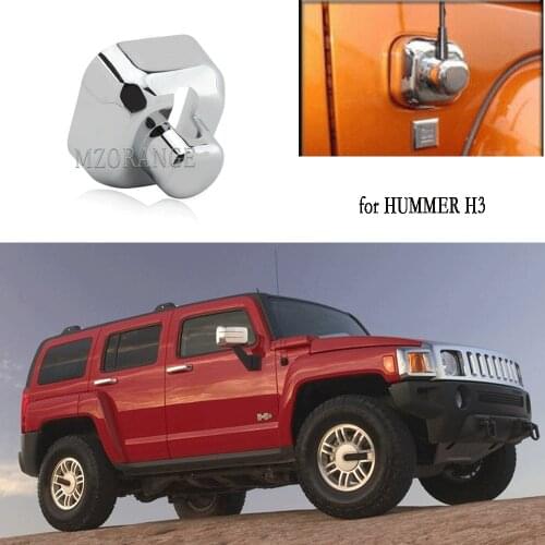 Chrome ANTENNA Base Bezel Cover Moulding Trim for HUMMER H3 SPORT 2005 2006 2007 2008 2009 2010 Chrome Trim