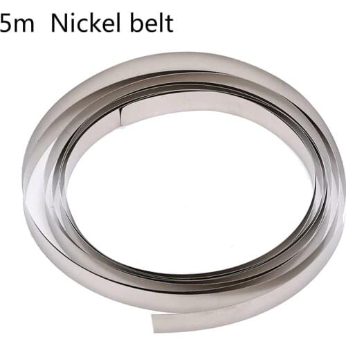 Li-ion Battery Nickel Sheet Plate Nickel Plated Steel Belt Strip Connector Spot Welding Machine Battery Welders 1 Roll 5m