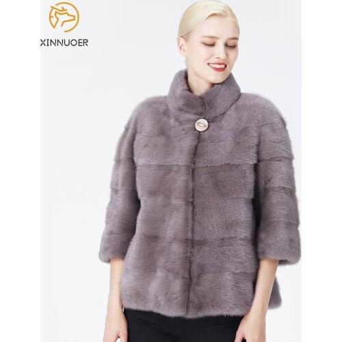 Natural Fur Mink Coat Ladies Winter Warm Jacket Luxury Beautiful Fashion Casual Business Jacket 2021 New Products