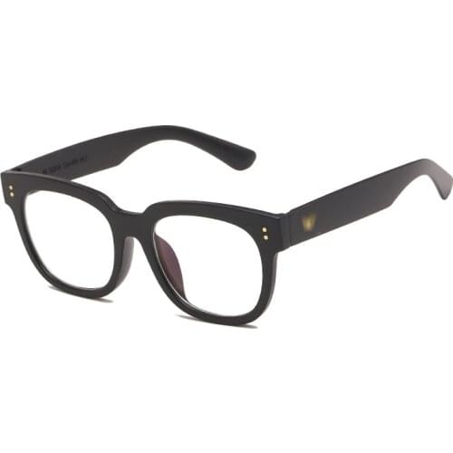 New Fashion Glasses Frame Fresh Big Frame Jelly Color Flat Glasses Unisex Can Be Equipped With Myopia Anti Blue Glasses A0007