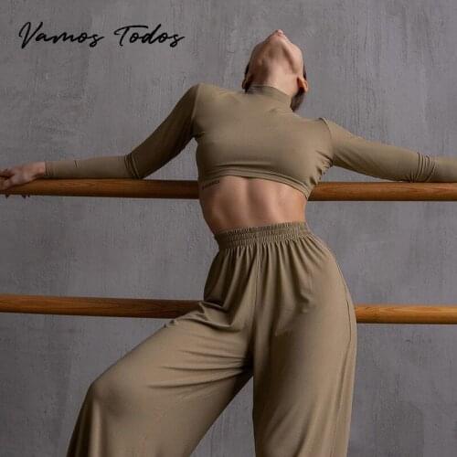 Autumn Solid 2 Piece Set Outfit For Women Stand Collar Long Sleeve Top Full Wide Leg Pants Tracksuits Casual Homewear Pajamas