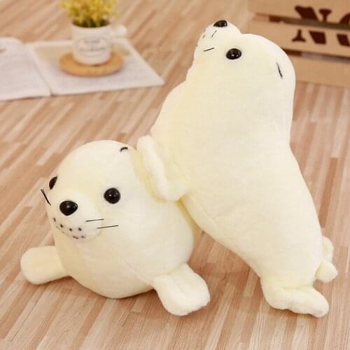 Plush toy doll 30cm sea lion doll can be printed with LOGO gift and QR code for Childrens Day