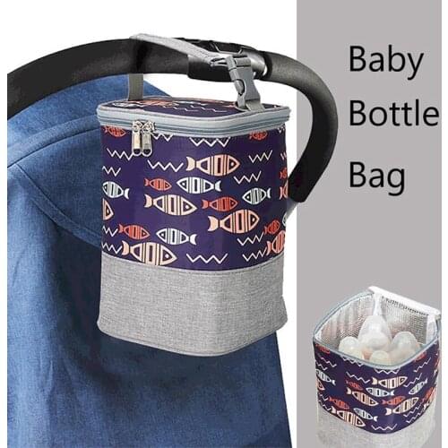 Portable Baby Food Milk Bottle Warmer Thermal Mummy Bottle Insulated Tote Handbag For Baby Bottles