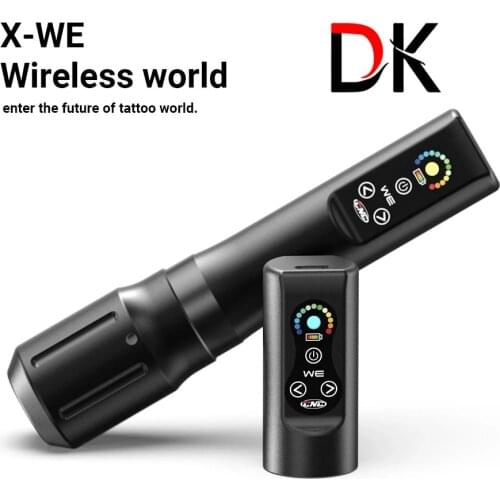 DK rotary Tattoo Pen Machine Professional Tattoo Gun Wireless Battery Cartridge Motor USB Interface Power Supply