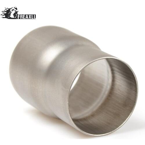 Universal 61mm-51mm Motorcycle Modified exhaust Muffler pipe Adapter Reducer Connector Pipe Tube For Kawasaki Z 800 ER-6N 6F