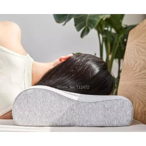 Xiaomi Mijia Neck Protective Memory Foam Pillow Scientific High-low Curve Support Soothing Neck Protector Antibacterial Pillow
