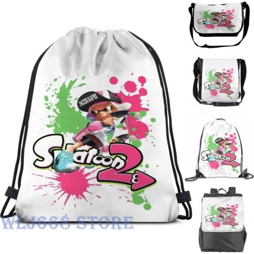 Funny graphic print shoulder Bags women Splatoon 2 (2) Single shoulder backpack travel for men Gym Bag