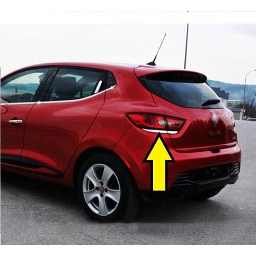 Rear Light Bottom Frame Trim For Clio 4 HB Stainless Steel Chrome Cover 2012 2013 2014 2015 2016 2017 2018 Left Right