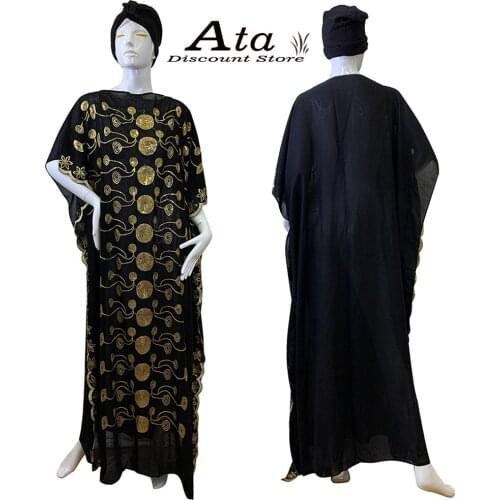 New Kaftan Abaya African Maxi Dress For Women Dashiki Ankara Dresses Embroidered Boubou Beads Bat Sleeve Saudi Robe With Scarf32