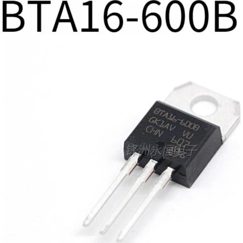 10pcs BTA16-600B TO-220 BTA16-600 TO220 16-600B BTA16 600V 16A TRIACS new and original
