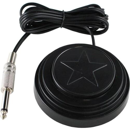 360 Round Star Tattoo Foot Pedal Switch Control for Power Supply Machine Gun
