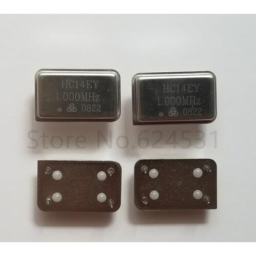 5pcs In-line active crystal OSC DIP-4 rectangular clock vibration full size 1M 1MHZ 1.000MHZ