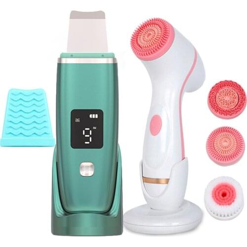 Effective Skin Scrubber Facial Skin Remover Deep Face Cleaning Ion Vibration Ultrasound Blackhead Cleaner Beauty Care Tool