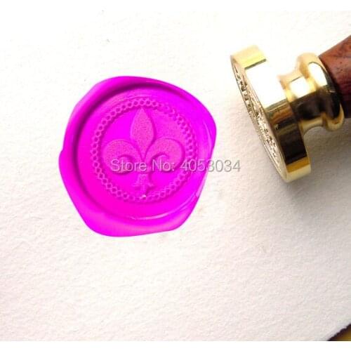 FLEUR DE LYS Wax Stamp Seal Stamping Wax Seal Stamp Wax Seal Stamp Kit Wedding Invitation Seals