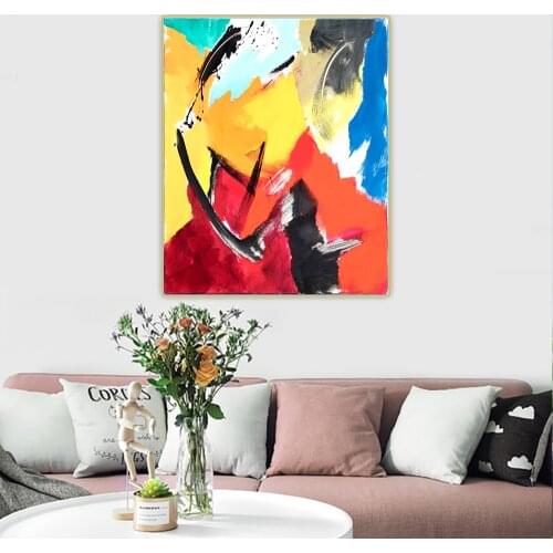 Jean Miotte《Composition,2004》Abstract Expressionism Canvas Art Oil Painting Artwork Picture Wall Hanging Decor Home Decoration