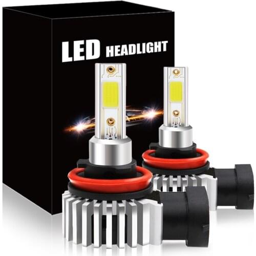 Powerful H11 9005/HB3 9006/HB4 LED Car Fog Light Headlight High Beam Bulb 13200Lm 6000K White H9 H8 H16JP Auto Front Foglamp