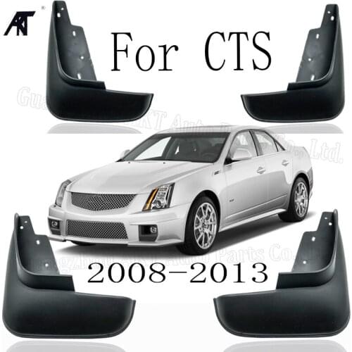 Set Car Mud Flaps For Cadillac CTS 2008 -2013 Mudflaps Splash Guards Mud Flap Mudguards Fender Front Rear
