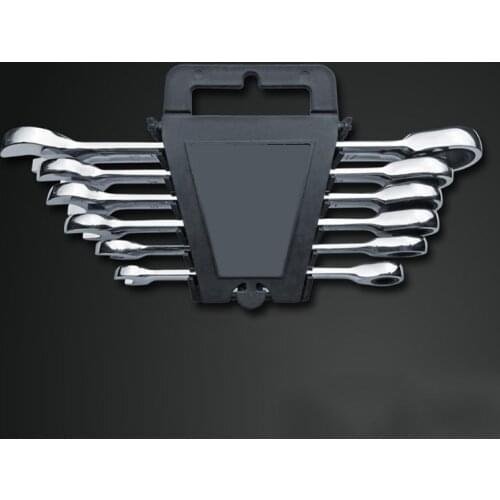 6PCS/SET Ratchet Combination Metric Wrench Set Hand Tools Torque Gear Socket Nut Tools A Set Of Key 6-14MM