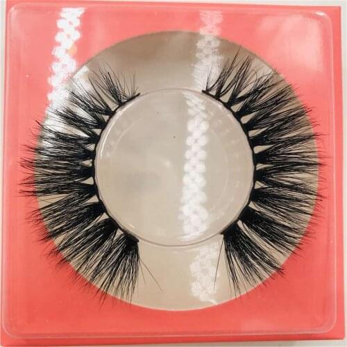 Mink lashes real mink fur 100% handmade lashes private label logo 5D mink eyelashes