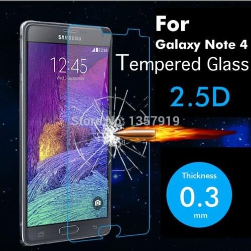 New LCD Clear 0.3mm High Quality Tempered Glass screen protector Protective Film For Samsung Galaxy Note 3 4 5 Free DHL 300pcs