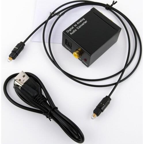 Coaxial Digital Signal Optical Fiber to Analog Audio Converter SUB Sale