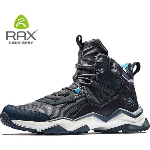 RAX Outdoor Multi-terrian Shoes Mens Lightweight Cushioning Antislip Hiking Shoes Climbing Trekking Mountaineering Shoe For Men