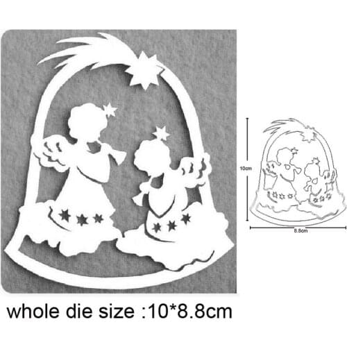 Christmas Ornament Doll Metal Cutting Dies 2020 New Stencils dies DIY Scrapbooking dies Embossing Paper Cards Making Craft dies