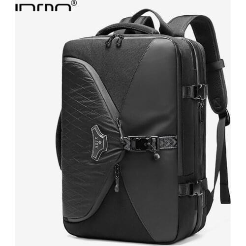 INRNN Multifunctional Men Backpack Waterproof 15.6 inch Laptop Backpacks USB Charging Travel Business Bag Male Backpack Mochila