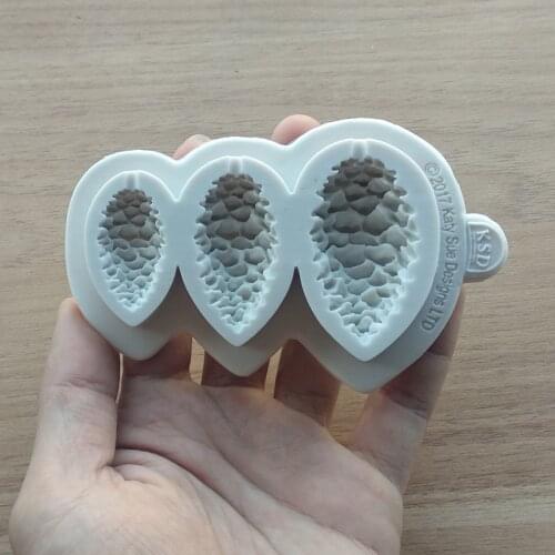 Pine Nuts Fondant Cake Silicone Mold Candy Chocolate Molds Embossed Decoration Pudding Mould DIY Kitchen Baking Tools SQ1841