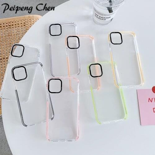 Luxury Shockproof Silicone Phone Case For iPhone 7 8 6 6S Plus 7 Plus 8 Plus XS Max XR 11 Case Transparent Protection Back Cover