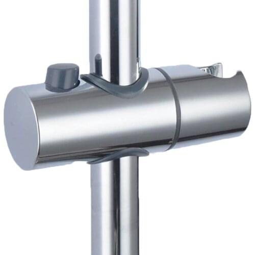 ABS Replacement Sturdy Bathroom Shower Rail Head Slider Holder Adjustable Bracket Made In Sturdy 25mm Shower Head Slider