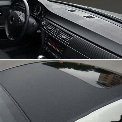 Interior Car Sticker Waterproof Foil Vinyl 3D Carbon Fiber Style Black